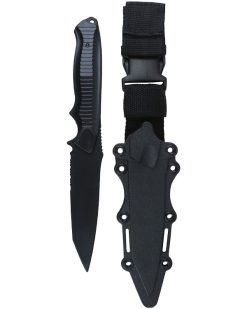 PLASTIC Airsoft Tanto   Black in Black u2014 product view