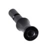 Delta Armory charging handle for STRIBOG AEG – angled left-side view, black aluminium finish