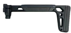 [Pre-Order] Well PRO Minimalist Side-Folding Stock with 1913 Picatinny Mount - Black (WGP-LT-022) airsoft