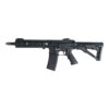 Well M4 L119A2 gas blowback rifle – left-side full view, full metal construction