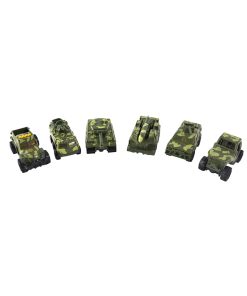 CAMO Die-Cast Military Vehicles   Display box of 12 u2014 left side view