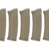 Specna Arms S-Mag 430rnd High-Cap Magazines for J-Series AK AEGs; 5 Pack