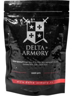 Delta Armory 0.25g 6mm BBs 1000rnd Bag – White